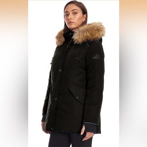 Alpine North Women's Black Glacier Winter Parka. Size medium.